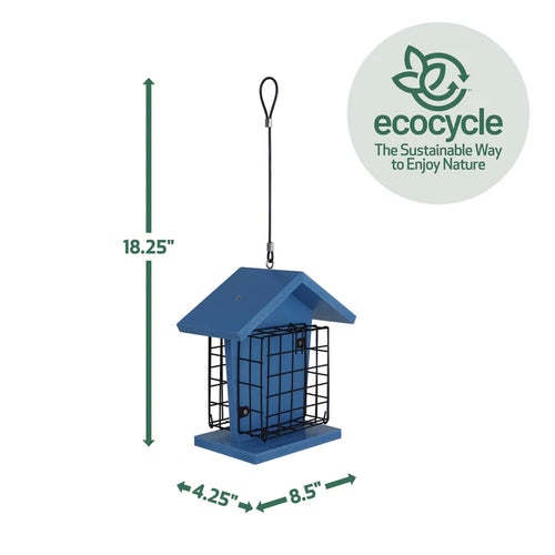 Nature's Way EcoCycle Suet Snacker Bird Feeder - 2 Cake Capacity