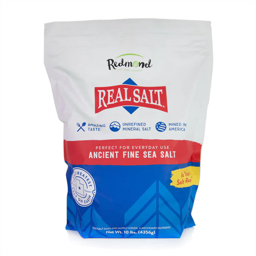 10 Lb. Redmond Real Salt Fine Bulk Bag