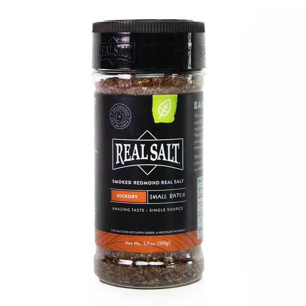 5.5oz Redmond Real Salt Hickory Salt Shaker