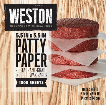 Weston Waxed Patty Paper 1000ct.