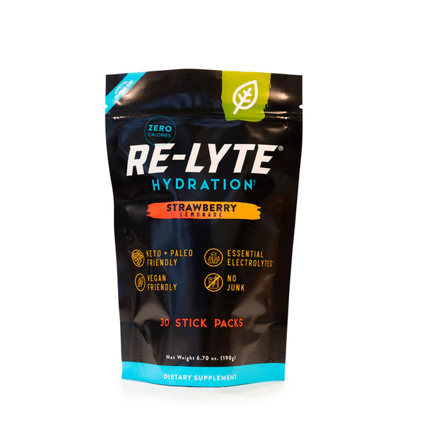Redmond Real Salt - Strawberry Lemonade Re-Lyte Hydration Stick Packs