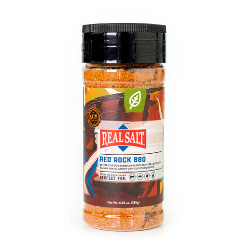 6.3oz Redmond Real Salt Shaker Red Rock BBQ Seasoning