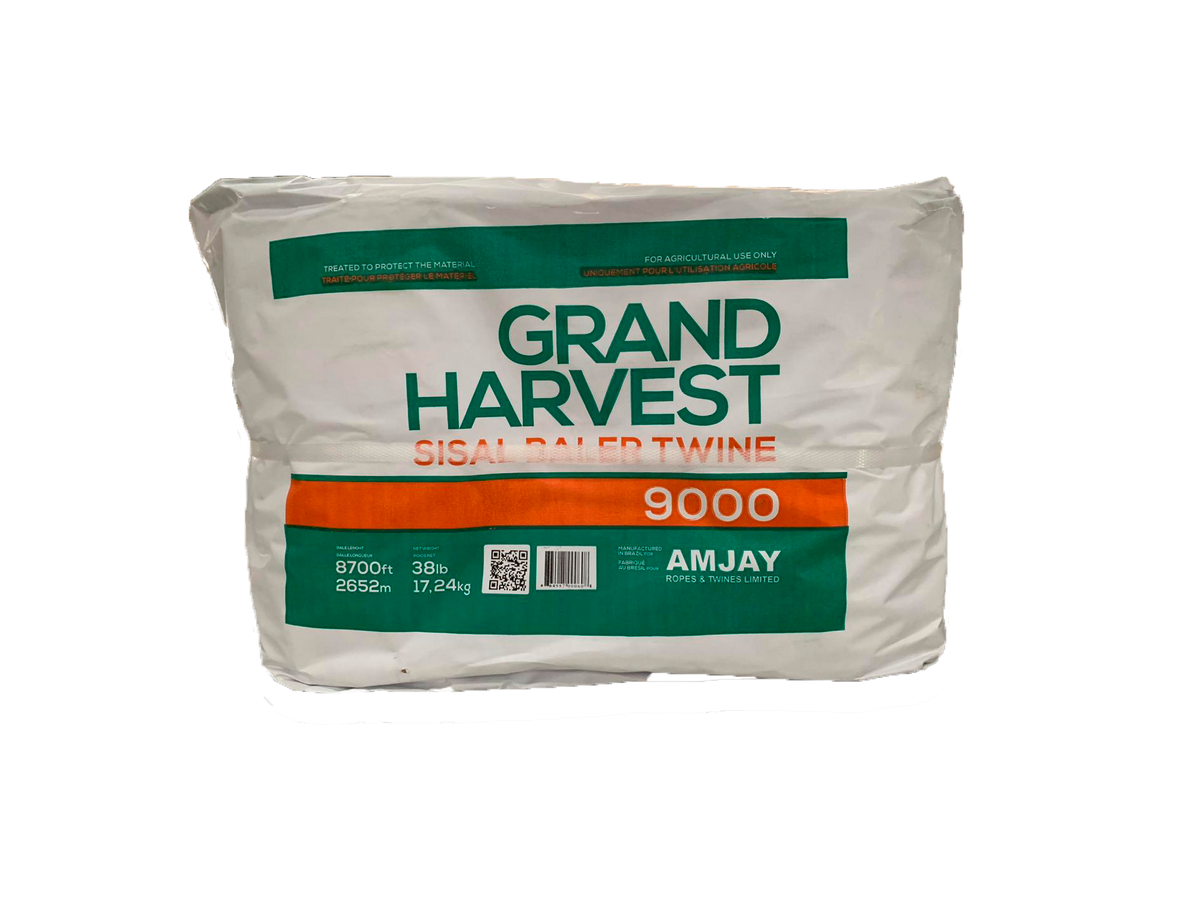 Grand Harvest 9000' Orange Brazilian Sisal Baler Twine