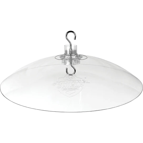 16" Nature's Way Squirrel Shield Dual-mount Transparent Plastic Baffle