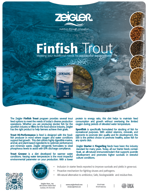 44# Zeigler 5.0mm Fish Food