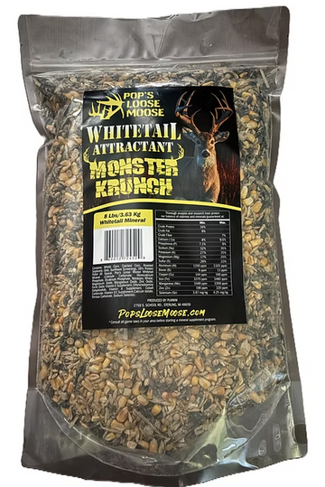 8lb Pops Loose Moose Monster Krunch Whitetail Deer Mineral
