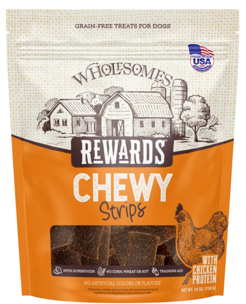 25oz Wholesomes Rewards Chewy Chicken Strips