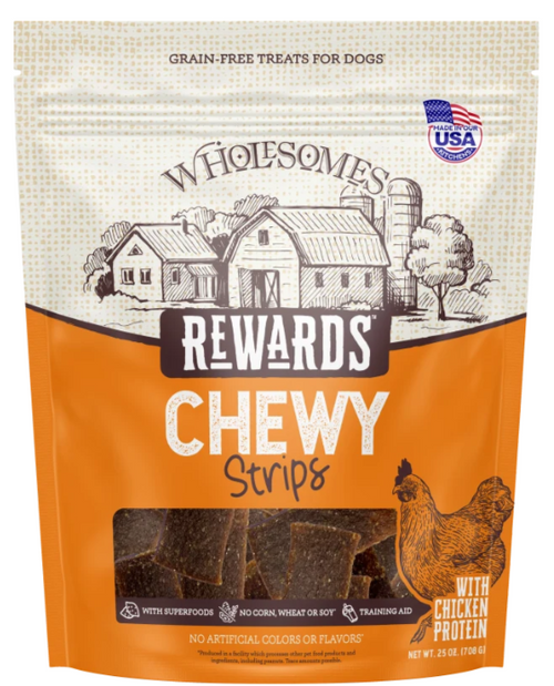 25oz Wholesomes Rewards Chewy Chicken Strips