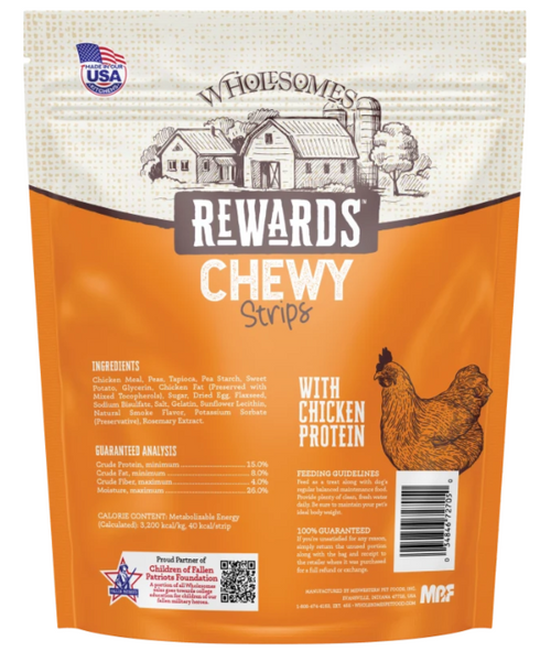 25oz Wholesomes Rewards Chewy Chicken Strips