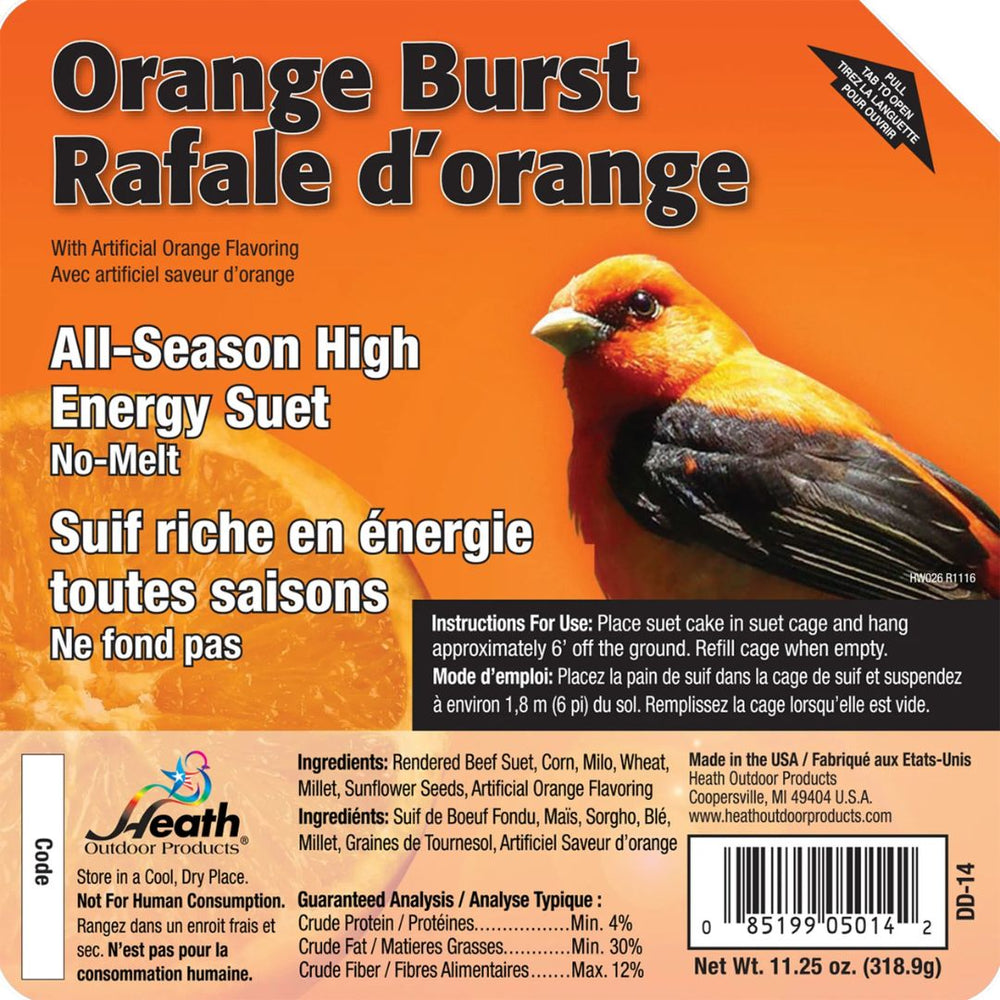 11oz Orange Burst Suet