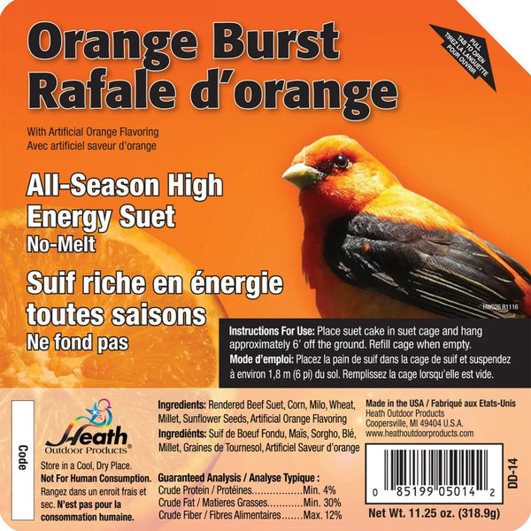 11oz Orange Burst Suet