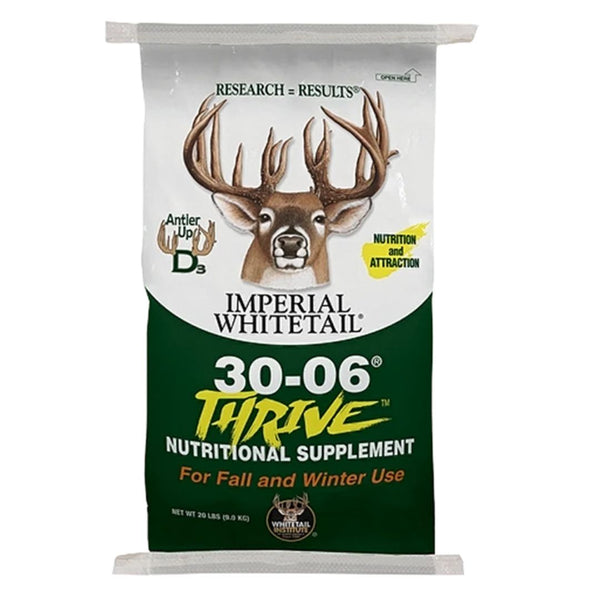 20Lbs Whitetail Institute 30-06 Thrive Deer Nutritional Supplement