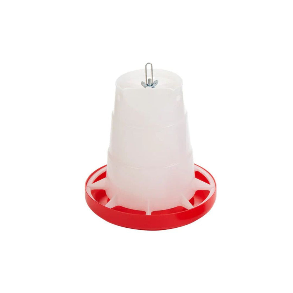 22 Lbs. Miller Deluxe Plastic Hanging Poultry Feeder
