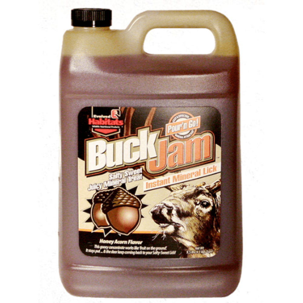 1 Gallon Buck Jam Honey Acorn - Liquid Mineral Deer Attractant
