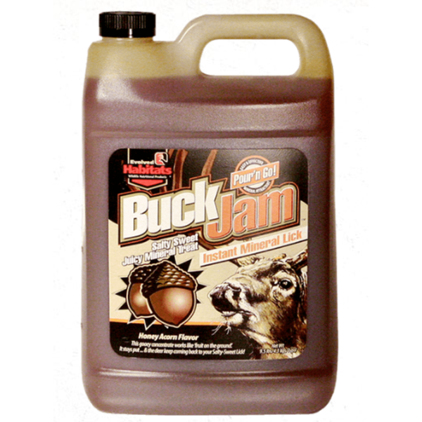 1 Gallon Buck Jam Honey Acorn - Liquid Mineral Deer Attractant