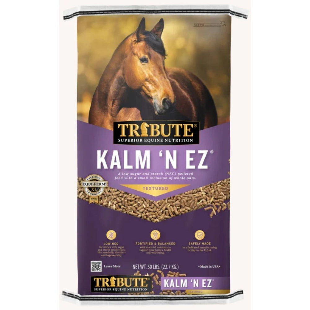 50 Lbs. Tribute Kalm & Easy Textured Horse Feed