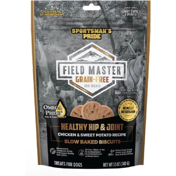 12oz Field Master Grain-Free Hip & Joint Chicken & Sweet Potato Dog Treats