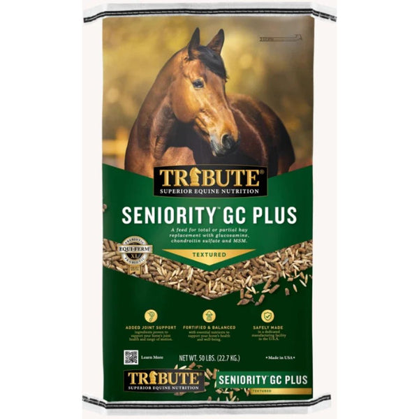 50 Lbs. Tribute Seniority Texturized GC Plus Senior Horse Feed