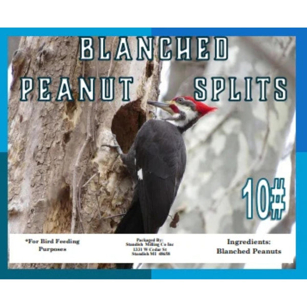 10 Lbs. Blanched Peanut Splits