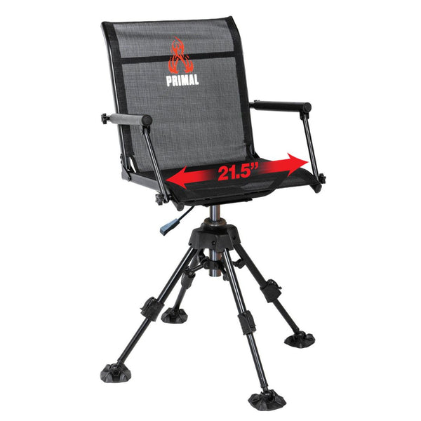 Primal Magnum Xtra-Wide Silent Swivel Chair