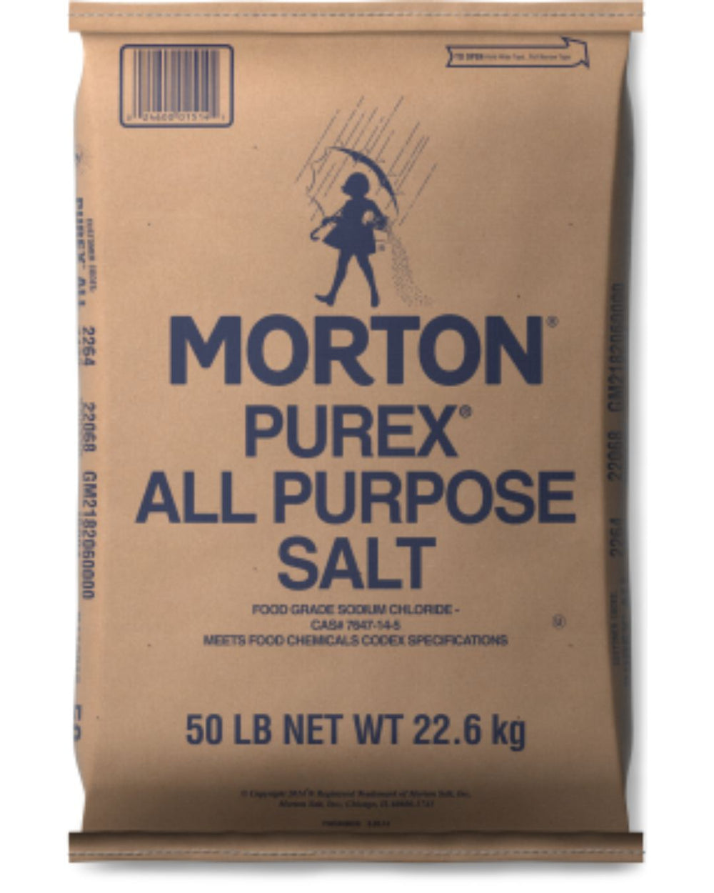 50 Lbs. Morton Purex White Salt Bags
