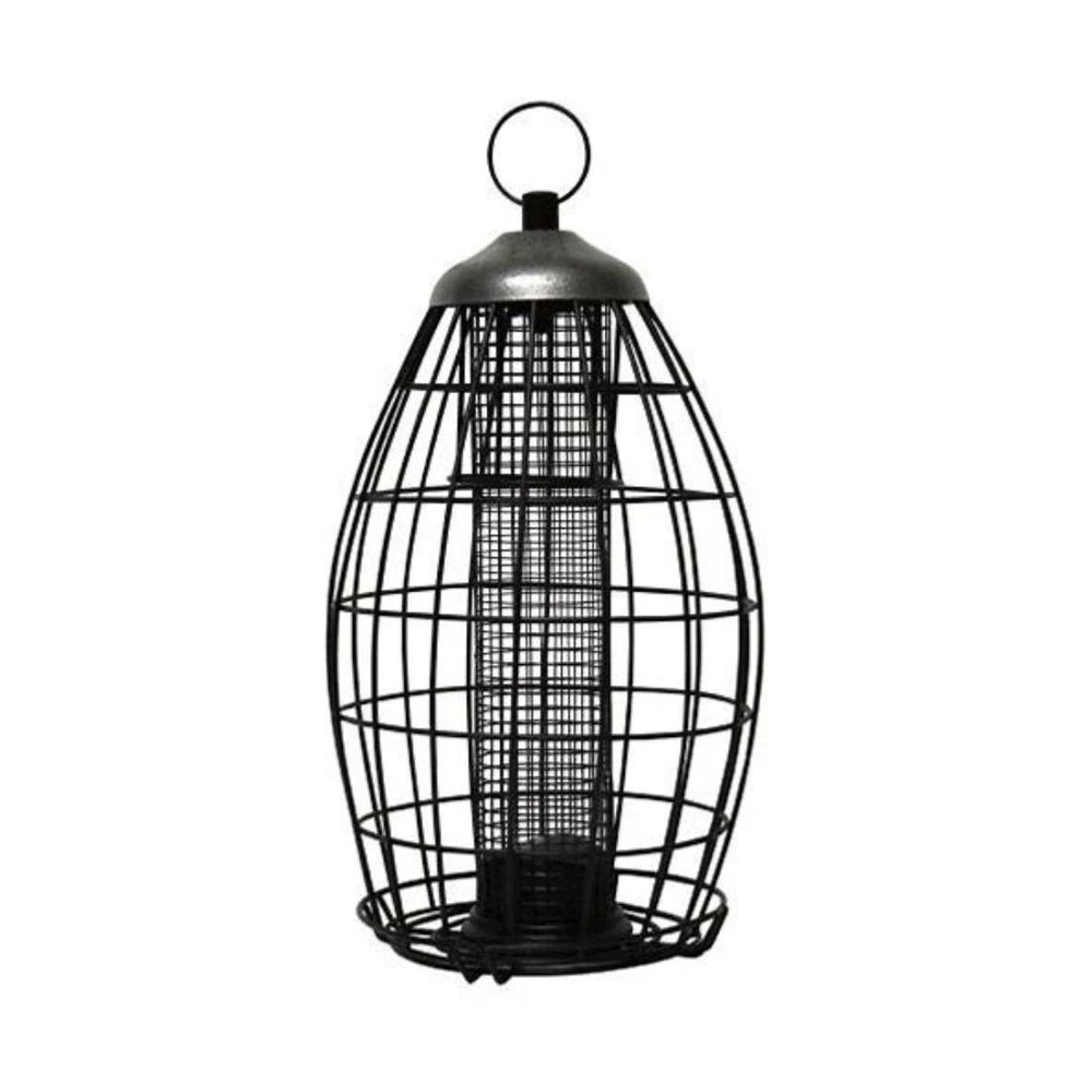 Squirrel-Proof Caged Tube Type Bird Feeder
