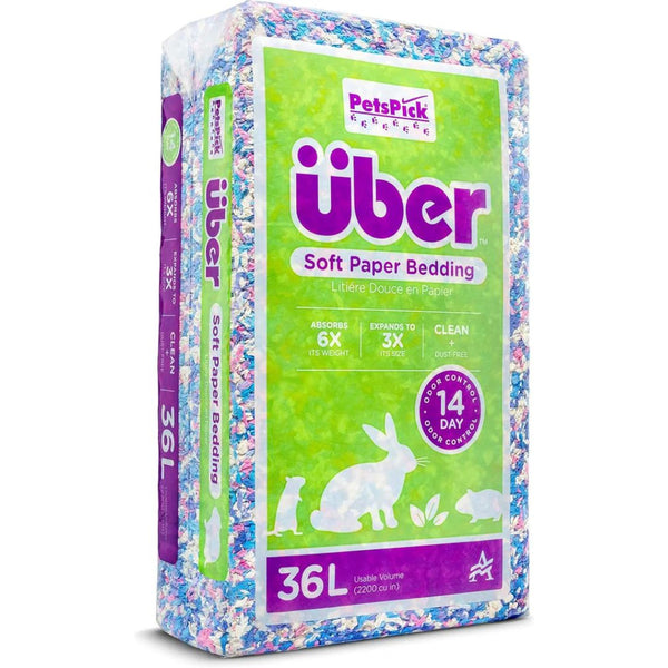 36L Pets Pick Uber Soft Paper Confetti Animal Bedding