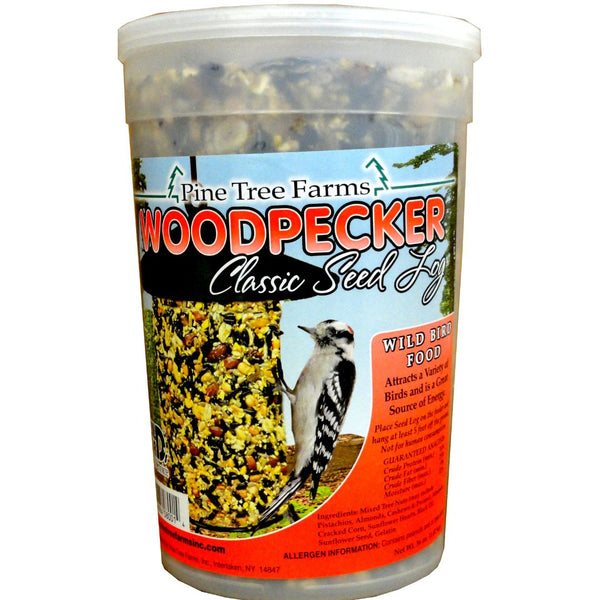 Woodpecker Seed Log Wild Bird Treat: Premium Wild Bird Feeder Block