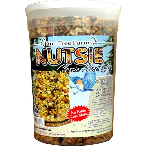 80oz Nutsie Seed Log Premium Bird Seed Log for Wild Birds