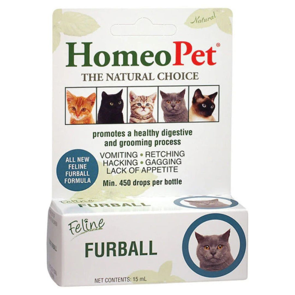15mL Homeo Pet Furballl Hairball Medicine for Cats