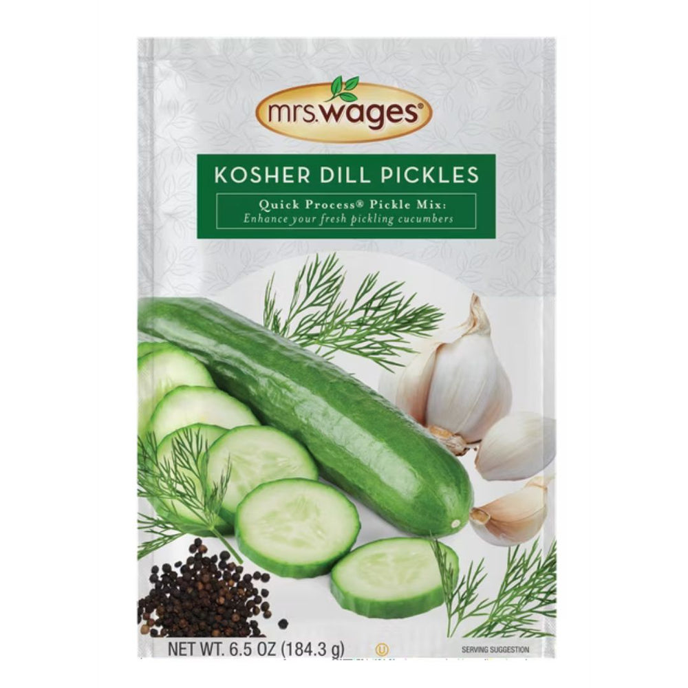 Mrs. Wages 6.5oz Kosher Dill Pickles Quick Process Pickle Mix/Canning Mix