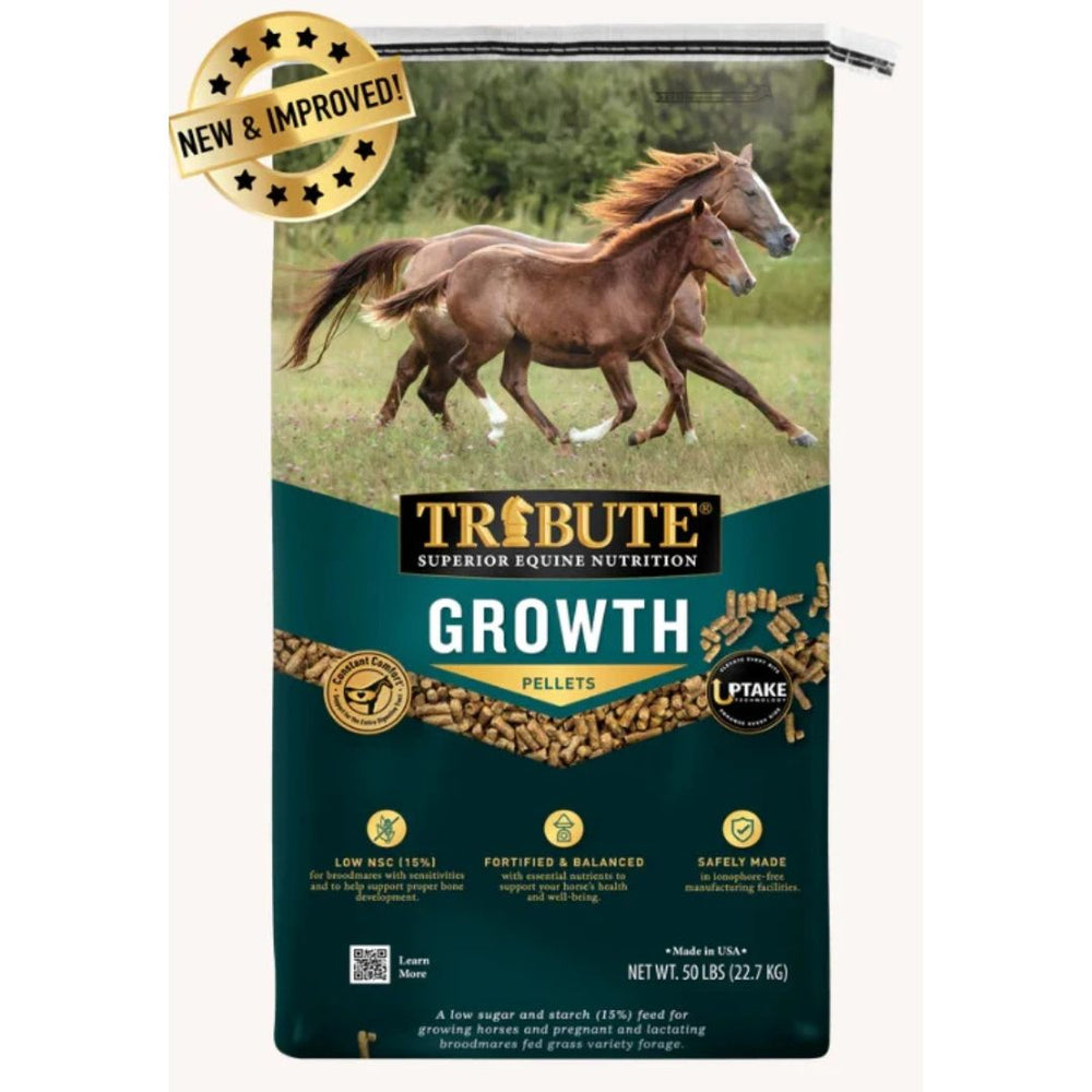 50 Lbs. Tribute Growth Pellets Equine Feed
