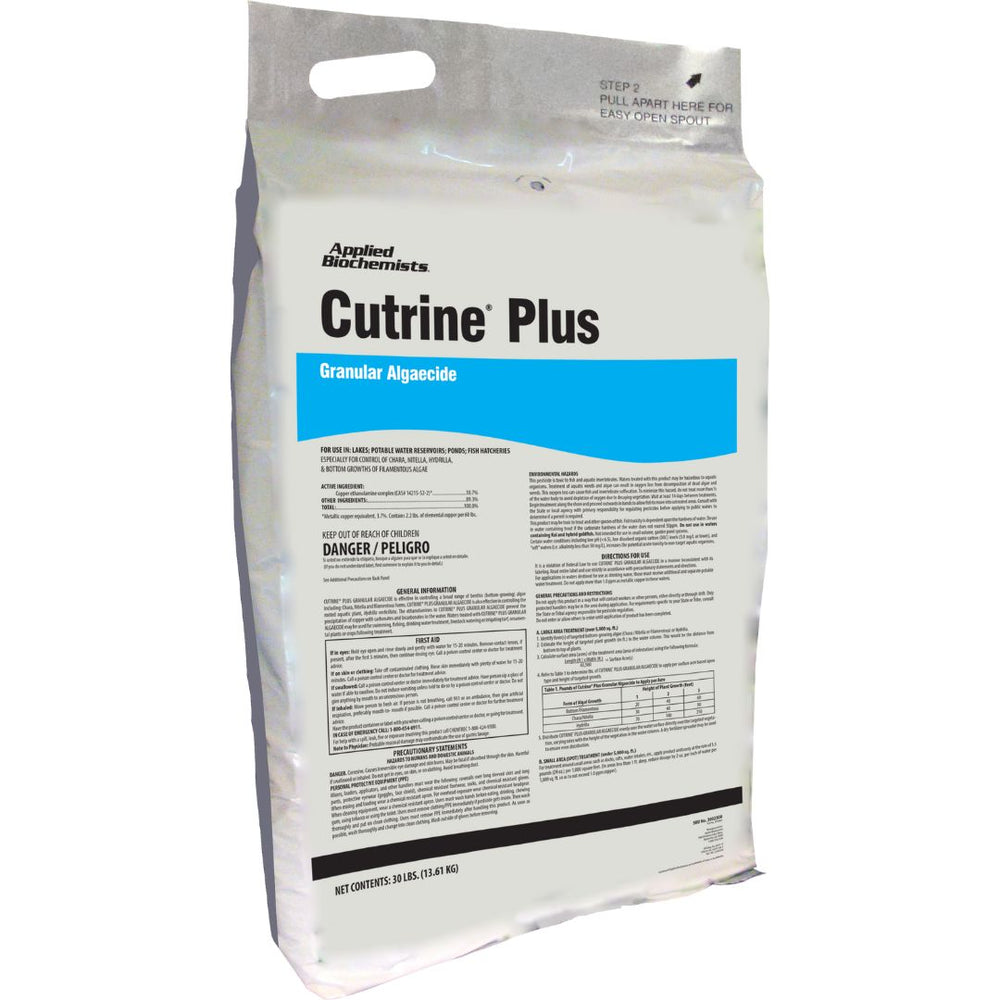 30lb Cutrine Plus Algaecide and Herbicide - Effective Solution for Algae Control
