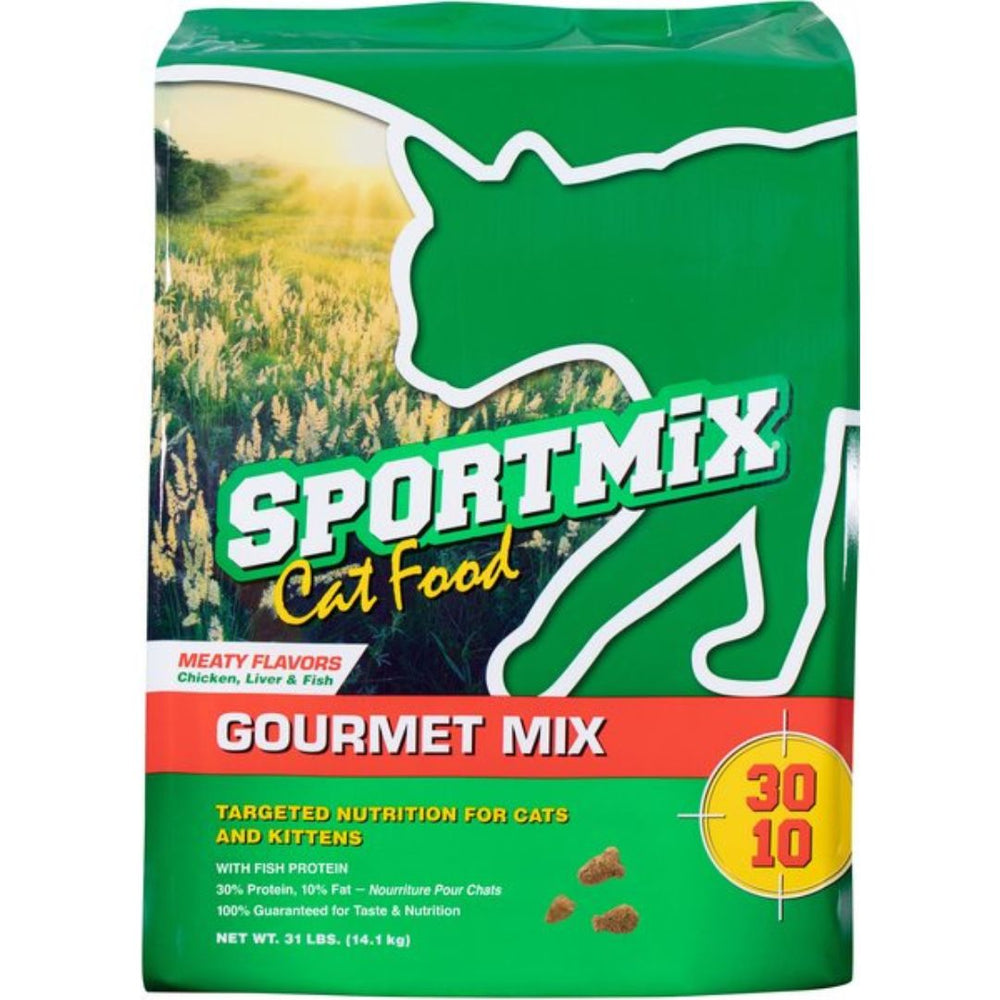 31 Lbs. SportMix Gourmet Mix with Chicken, Liver and Fish Flavor Adult Dry Cat Food