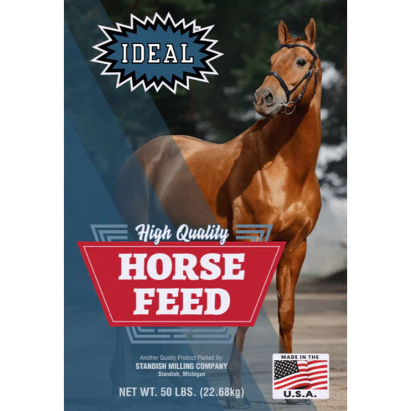 50lbs Ideal Horse Feed - Balanced Equine Nutrition for Optimal Health and Performance
