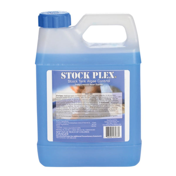 1 Qt Crystal Blue Stock Plex Livestock Tank Treatment