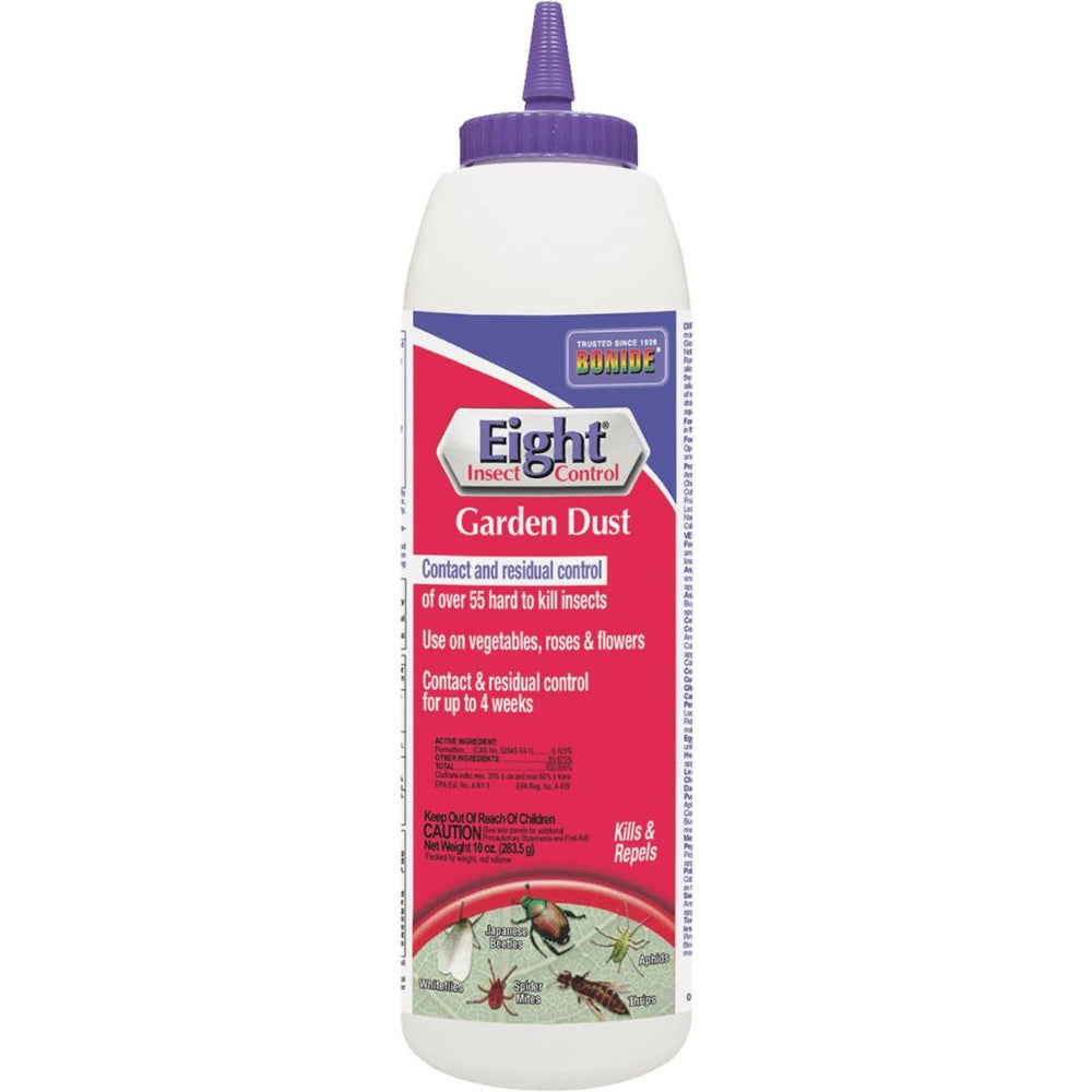 10oz EIGHT GARDEN DUST - Insecticide Dust for Garden Pest Control - Effective and Easy-to-Use Formula
