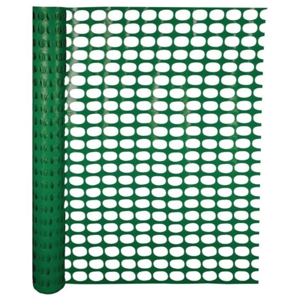 100ft. X 4ft.  Green Plastic Snow Fence