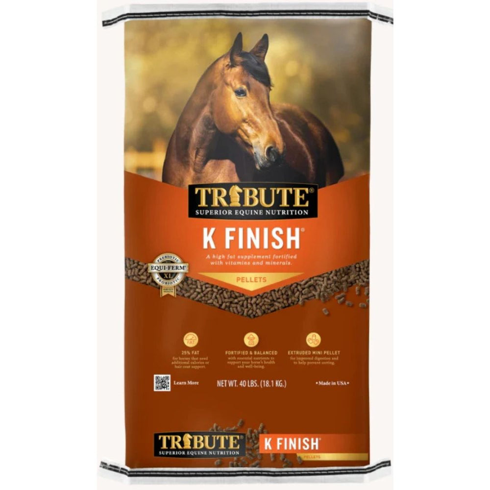 40 Lbs. Tribute Essential K Finish High-Fat Equine Feed