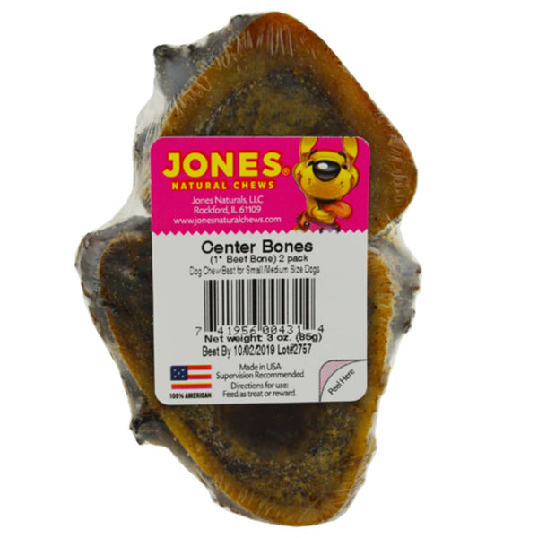 3 Pack -Small Beef Center Cut Bone Chew Dog Treat