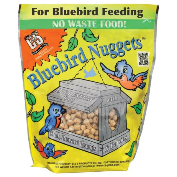 C&S Bluebird Nuggets High Energy Bird Food - Wild Bird Treats, 27 oz Bag