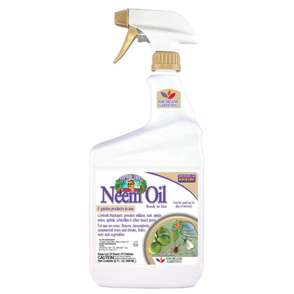 1 Qt. Bonide Captain Jack's Neem Oil Ready to Use 3 in 1 Spray