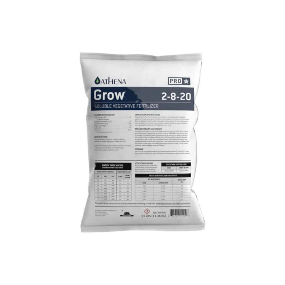 25 Lb Athena Pro Grow - Premium Organic Plant Nutrients