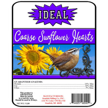 IDEAL Coarse Sunflower Hearts Wild Bird Seed - Attracts a Variety of Birds
