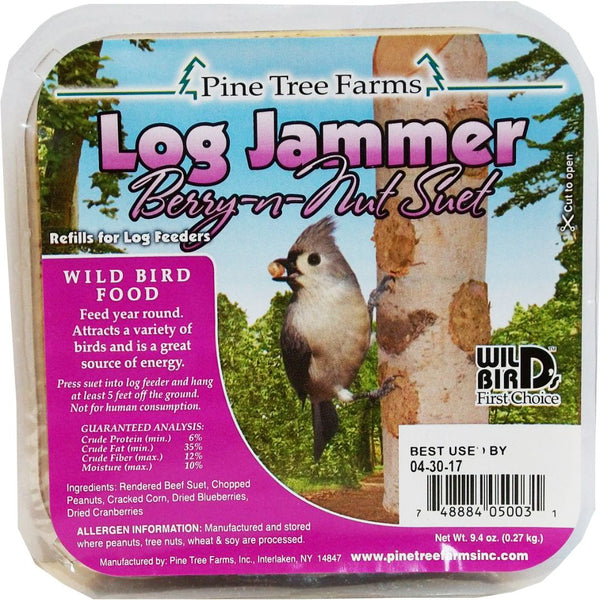 9.4oz Log Jammer Berry-N-Nut Suet - 3 Pack