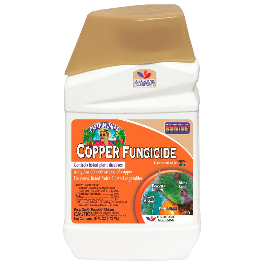 16oz Bonide Captain Jack Copper Fungicide Concentrated Plant Disease Control Solution for Organic Gardening