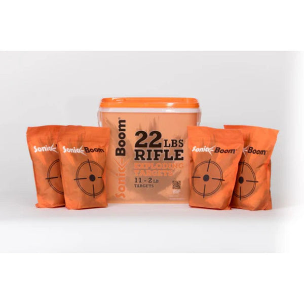 22 Lbs. Bucket Sonic Boom Exploding Targets - 11 Pack of 2 Lb. Targets