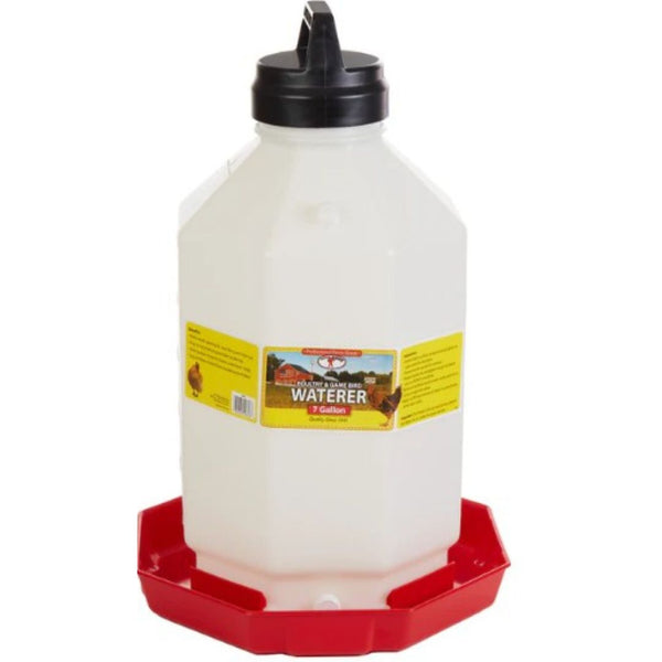 7 Gallon Plastic Poultry Waterer