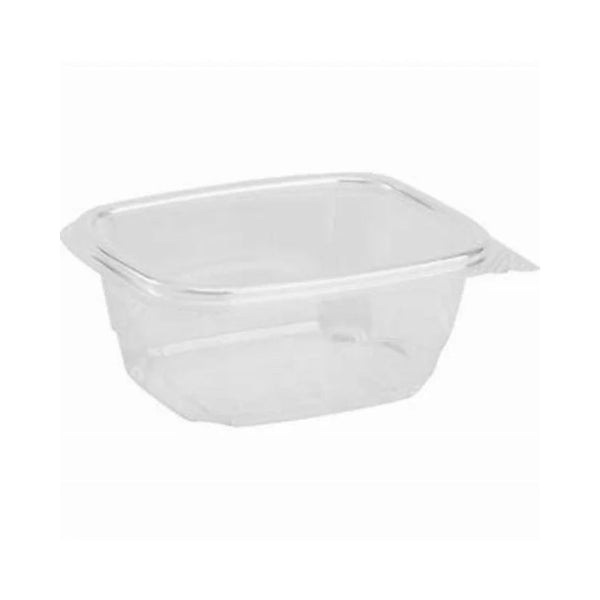 16oz Cear Hinged Plastic Containers - Durable and Stackable