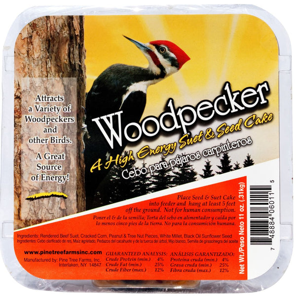 11oz Woodpecker HI ENERGY Suet Cake
